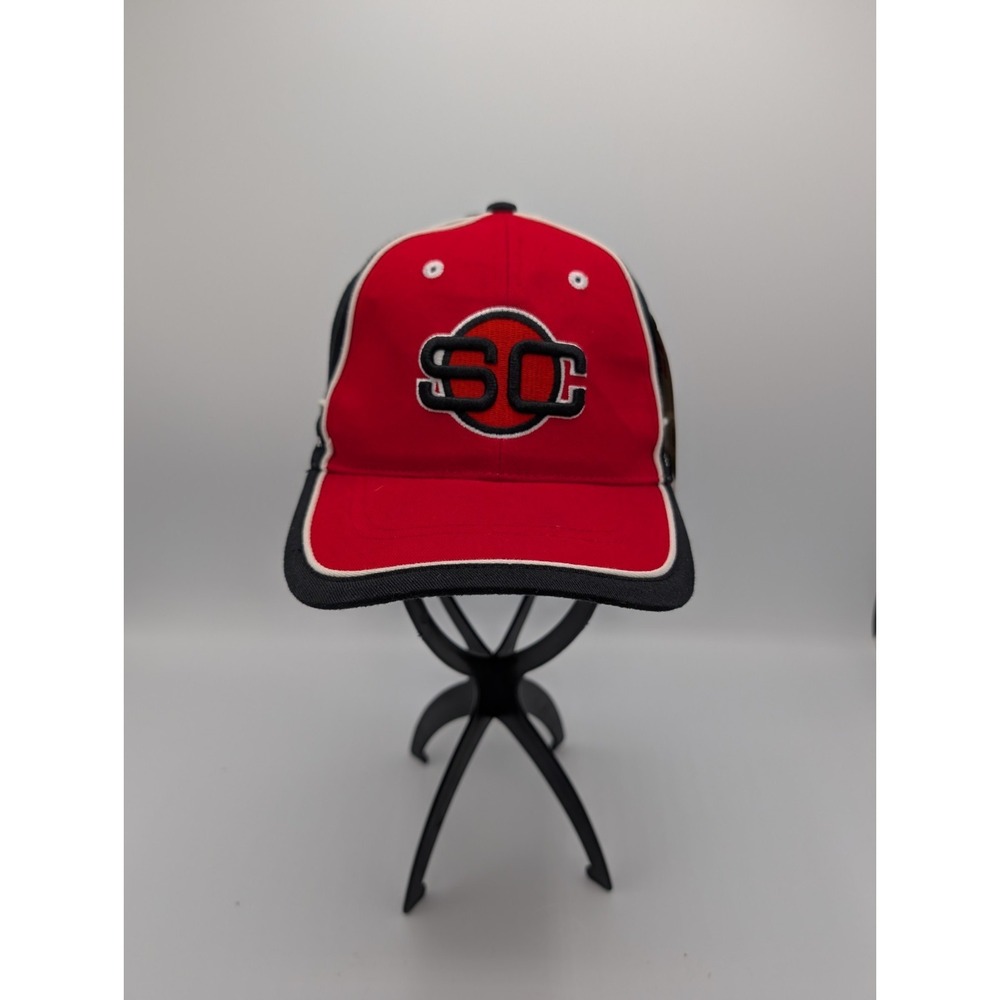 ESPN SportsCenter Hat -‎ Vintage Y2K 90s StrapBack Beige Baseball Cap K-Products
